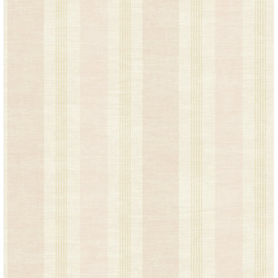 Papier peint rayé en lin Seaonia Designs