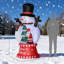Décorations de Noël pour jardin 8 pi Snowman
