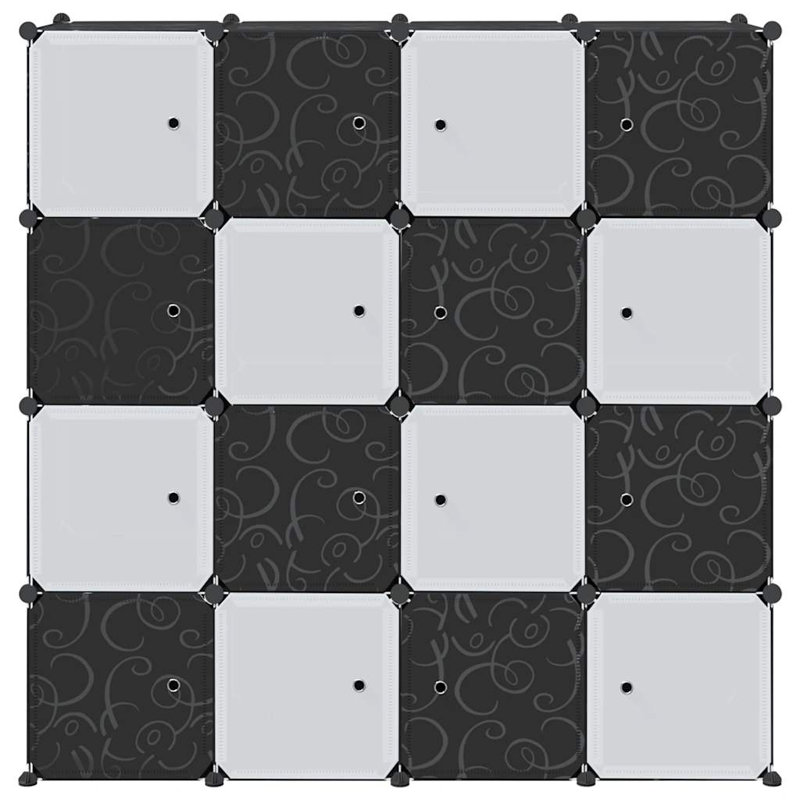 16 Door PP (Polypropylene) Wardrobe