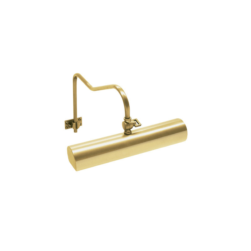 Hyde Park Dimmable Wall Mounted Picture Light, Polished Brass, 9" H x 8" W x 12" D