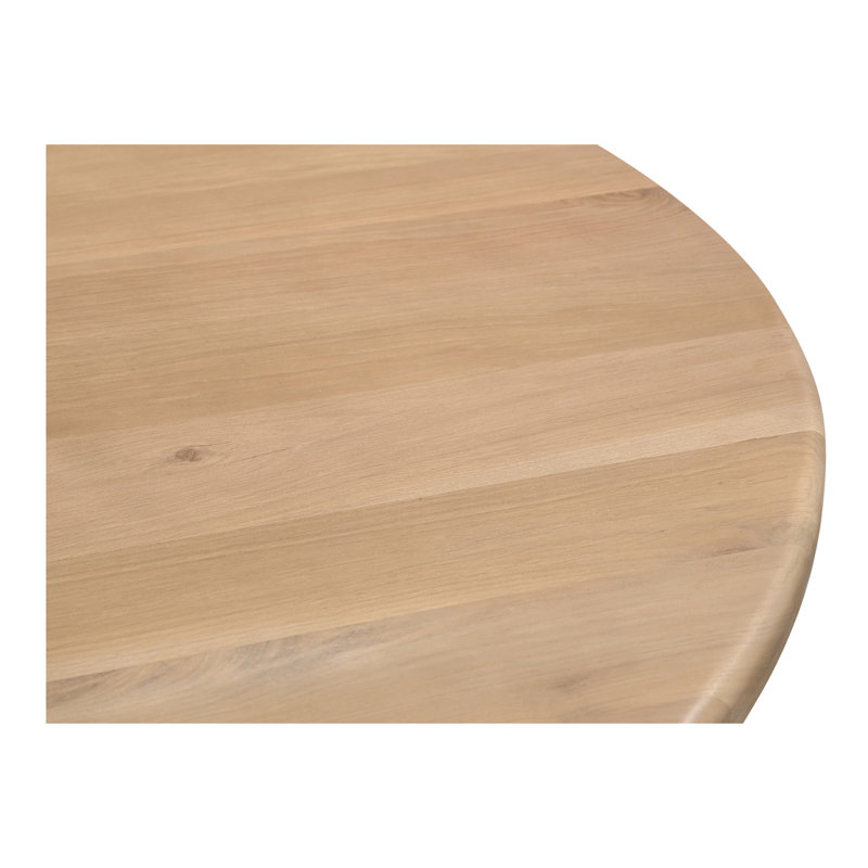 Treccia Round Solid Oak Dining Table