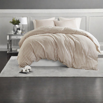 Premium All-season Bedding Sets, Natural Linen Blend King Size With Timeless Design