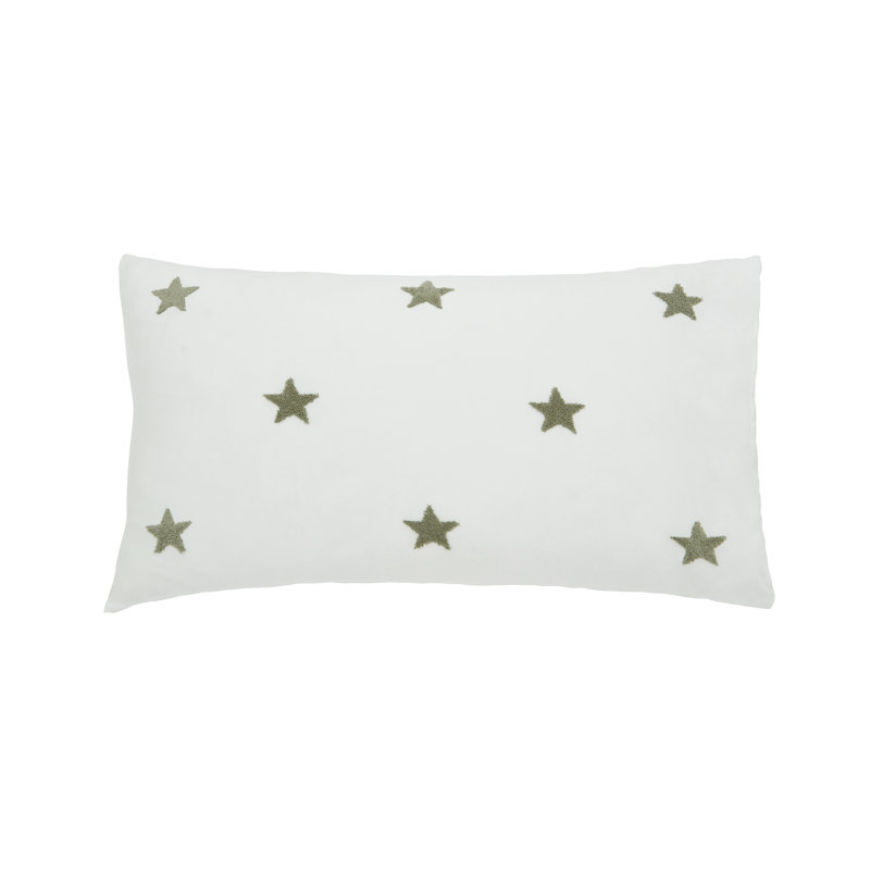 Tufted Star Duvet Cover Set, Super King Duvet Cover + 2 Pillowcases, White