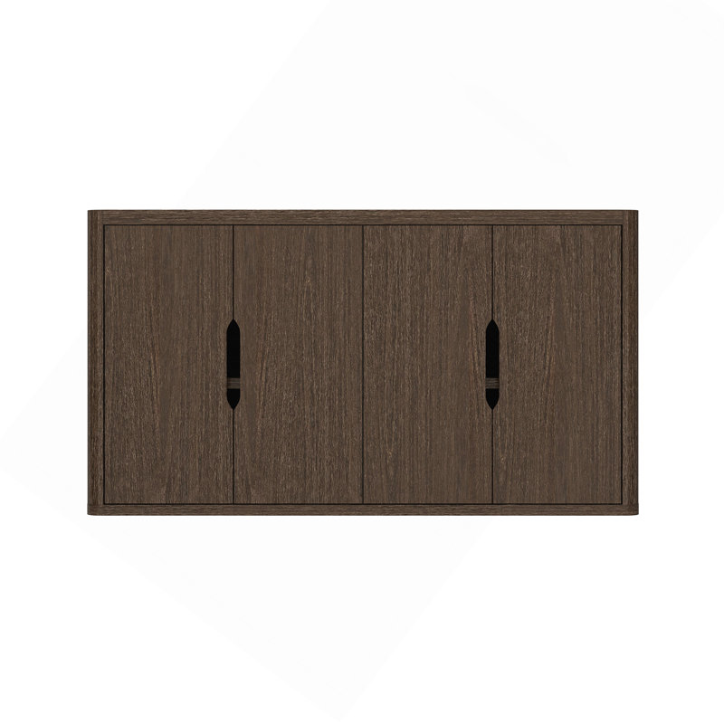 Buffet 60 po en noyer Rivington, Noyer