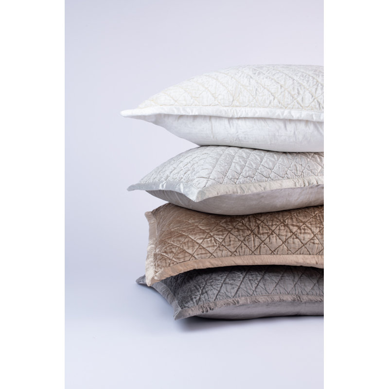SIMAM VELVET SHAM, CARAMEL, Or, Très grand
