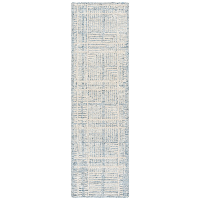 Harvest Hand Tufted Wool; Cotton Geometric Indoor Rug, 9'-0" x 12'-0" Rectangle