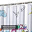 Rideau de douche imperméable pour enfants avec 12 crochets-988849597