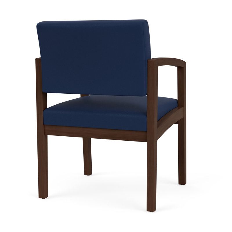 Chaise en bois Lenox, Noyer Riftwood, Modena encre