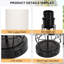 Lampe de table 15,94 "noire