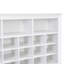 Sleek Design 24 Shoe Cubby Console-667390287
