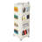 4 Tier Storage Cart 4 Drawers With Wheels-40.94In(H)*14.17In(W)*14.17In(D)-107927670
