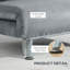 Romig Single 75cm Upholstered Convertible Sofa-815261063
