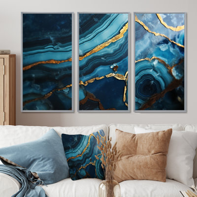Novalee - Marble Wall Art Set