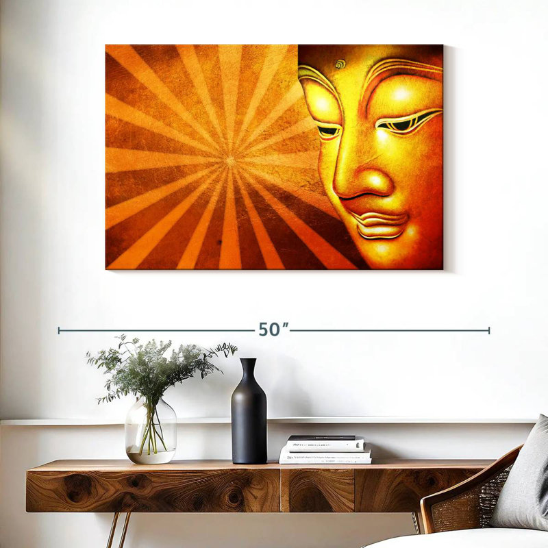 Leisha Dazzling Buddha, 26" H x 39" W