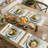 4-Piece Polyester Rectangle Dining Table Placemat