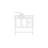 Chrisna 37" Single Bathroom Vanity with Carrara Quartz Top Side Splash & Back Splash