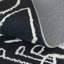 Tapis noir en polyester tissé à la machine Sportsglyphs-98943892-120232878