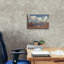 Art mural sur toile Epic Graffiti «Wyoming Mountain Lazy Days» par Nathan Larson, 18 po x 12 po