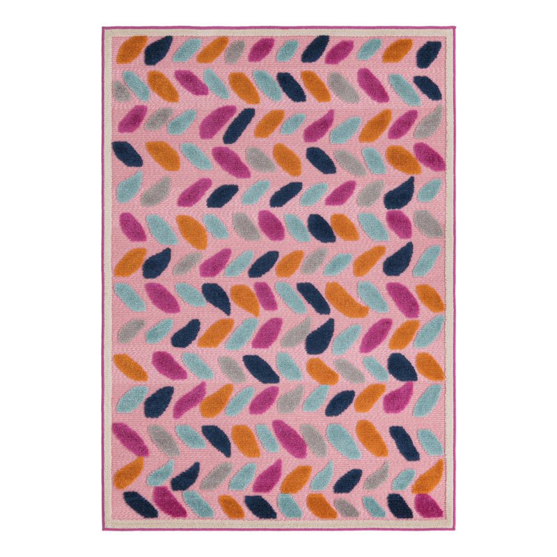 Chevron Indoor / Outdoor Rug, Rectangle 4' x 6'