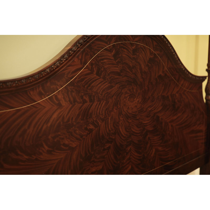 Solid Wood Four Poster Bed, King