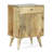 WOODEN BEDSIDE