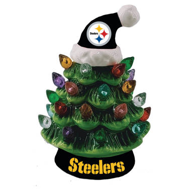 Evergreen Enterprises, Inc 4' LED Ceramic Christmas Tree Ornament With Team Santa  Hat, Atlanta Falcons