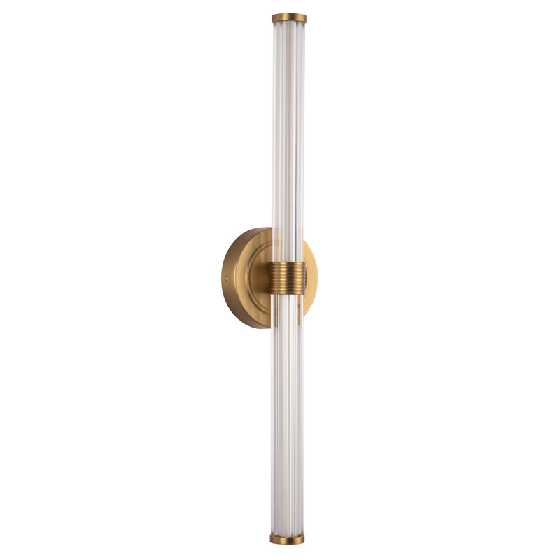 Luminaire pour meuble-lavabo Elsie, Doré, 13 W, 24,13 po de hauteur