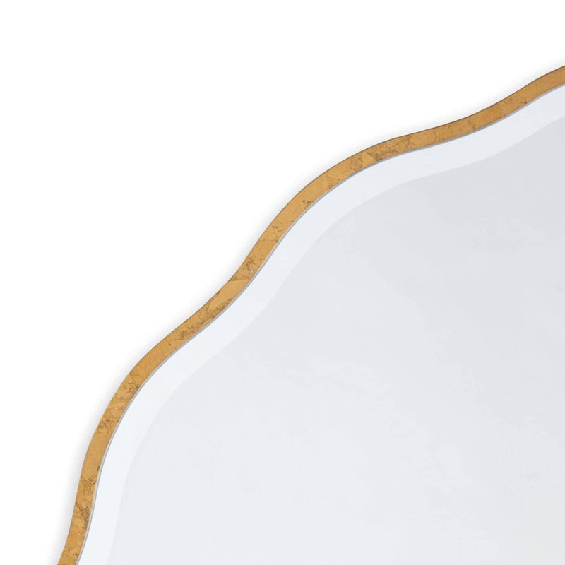 Candice Scalloped Wall Mirror, 32" x 32"