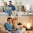 14'' Minimal 3-Way Dimmable Table Lamp Set, Touch Control (2 LED Bulbs Included)-1128837852