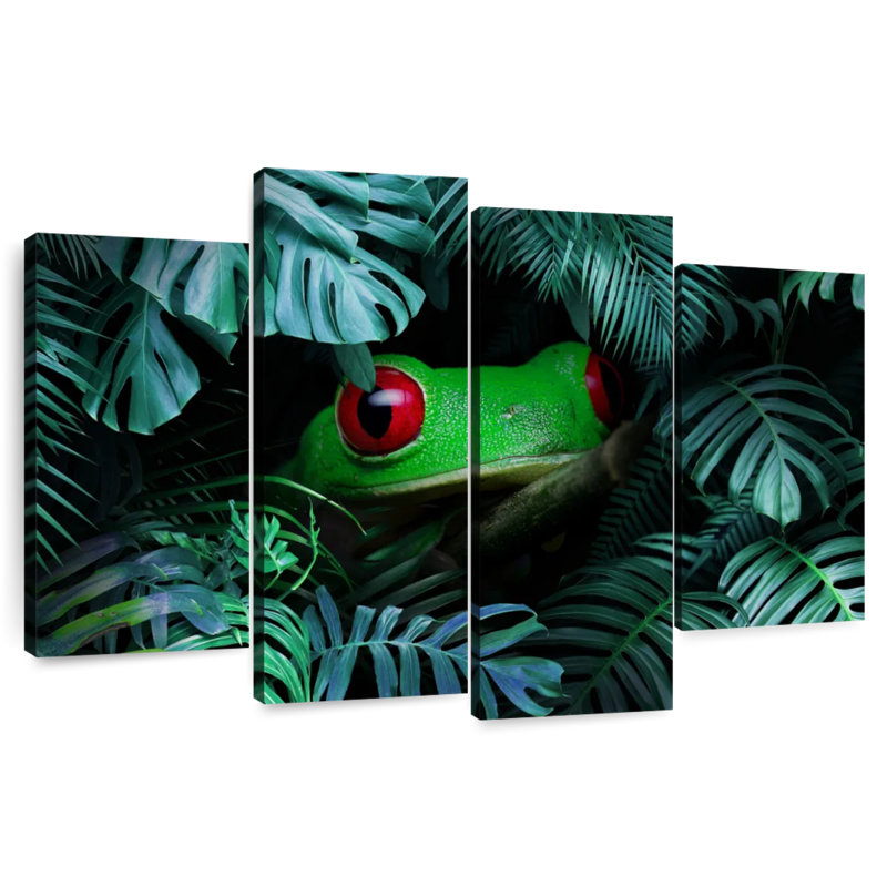 Brampt Tropical Tree Frog, 48" H x 75" W