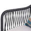 Chaise de patio en rotin avec coussins-1239835766