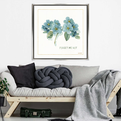 " My Greenhouse Forget Me Not " Watercolor Print