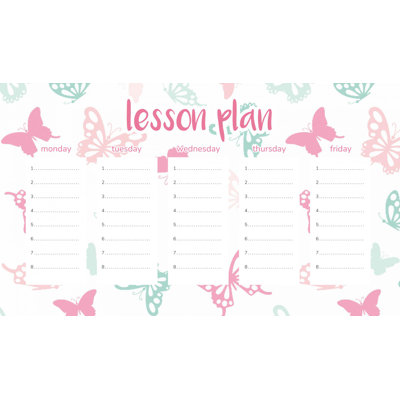Magnetic Lesson Plan Sweet Butterflies