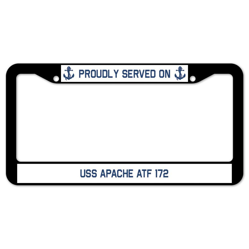 Fièrement servi sur un cadre de plaque USS APACHE ATF 172