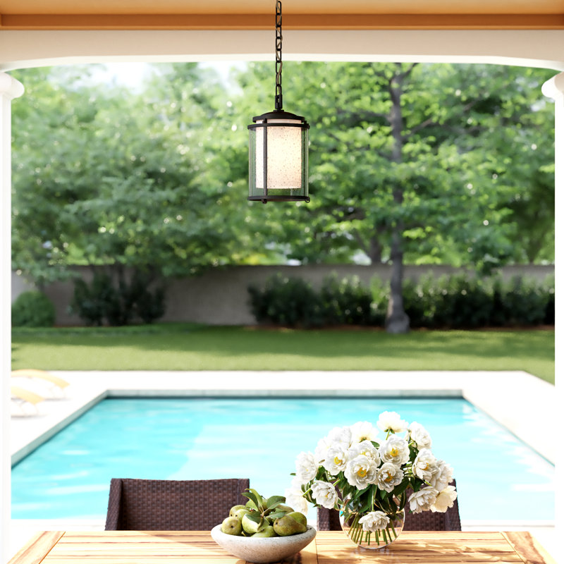 Meridian 1 - Light Outdoor Hanging Lantern, Black