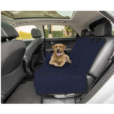 Heavy Duty Breathable Rear Dog Car Seat Cover, Universal Washable Waterproof Back Seat Protector