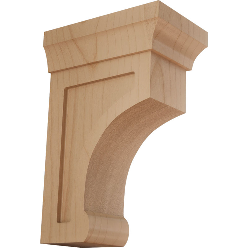 Support en bois Gomez, Aulne, H 6 po x l 2,5 po x P 4 po