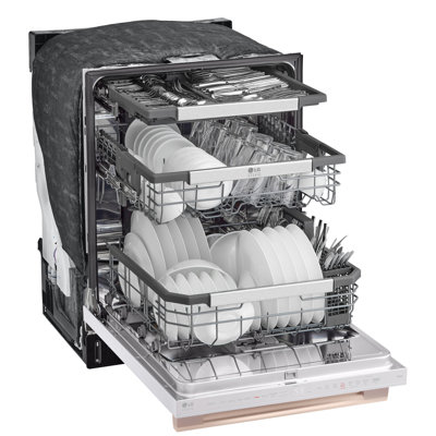 LG STUDIO Smart Top Control Dishwasher with 1-Hour Wash & Dry, QuadWash Pro, TrueSteam® and Dynamic Heat Dry