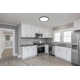 Naima Single Light Acrylic LED Flush Mount