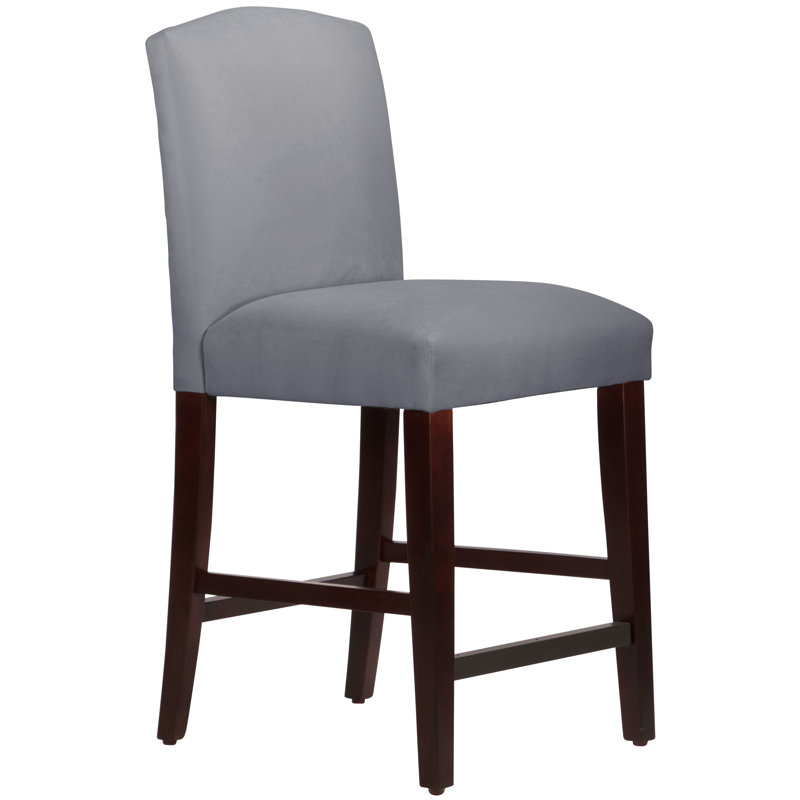 Tabouret de bar et de comptoir April, Tabouret de comptoir (siège d'une hauteur de 26 p, Espresso