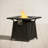 Leonard 28" Propane Gas Fire Pit Table for Outside Patio