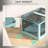 Versatile Collapsible Storage Bins With Wheels And Transparent Feature For Efficient Organization