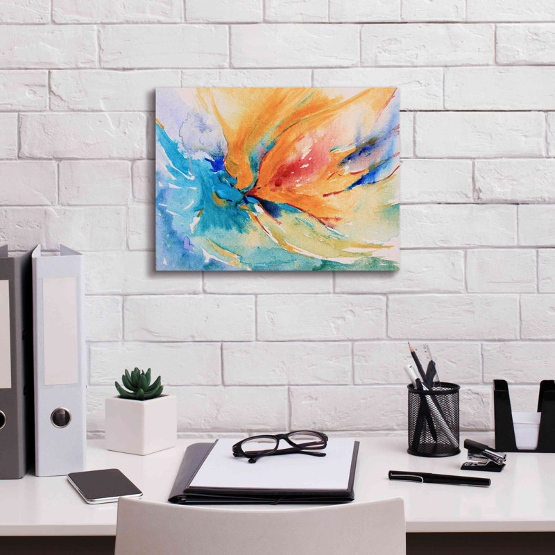 «Happiness» par Christov Art, estampe numérique sur toile, H 12 po x l 16 po x P 0,75 po