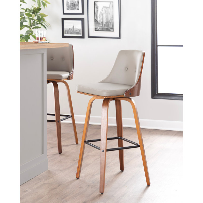 Fixed-Height Barstool with Swivel