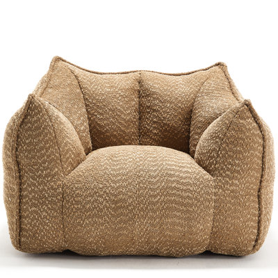 Relaxing Bean Bag Chair For Nursery - Chenille, Highly Resilient Foam 'S Delight Super Comfortable Square Lazy Comfy Living