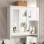 Armoire à pharmacie murale 30 po avec miroir et 2 tablettes