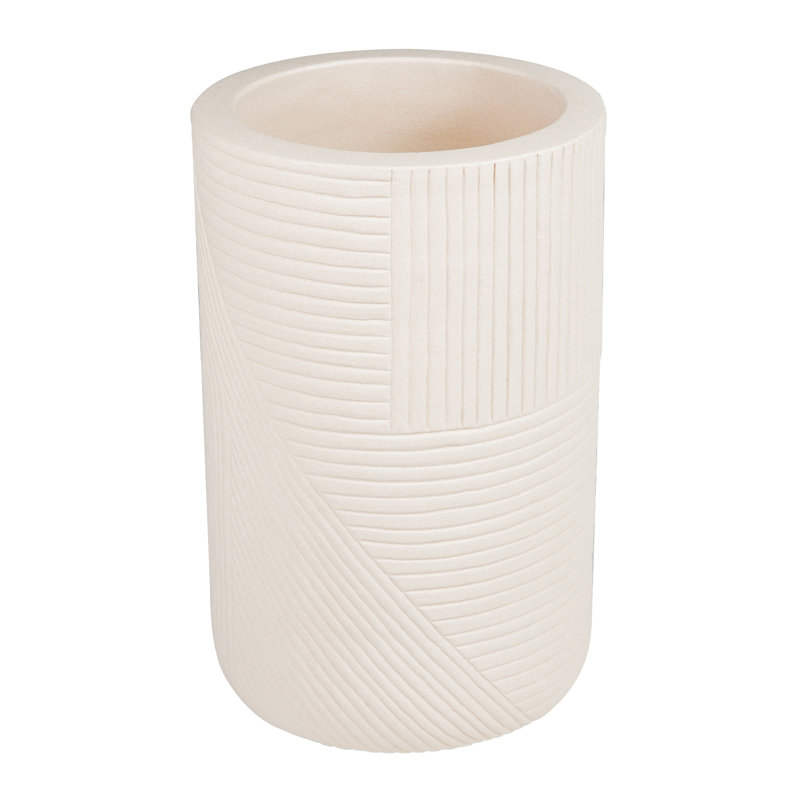 Provenance Signature Handmade Ceramic Planter, Matte Sand