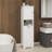 Laundry Sorter Cabinet with Tilt-Out Door – Off-White MDF | Minimalist | Laundry Room