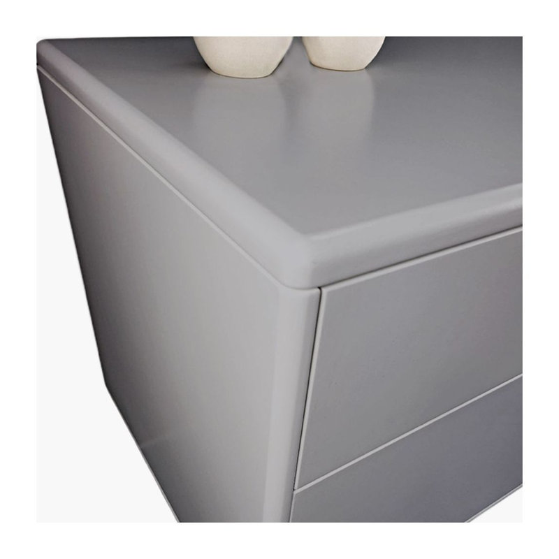 Armoire polyvalente moderne Dornan, Gris