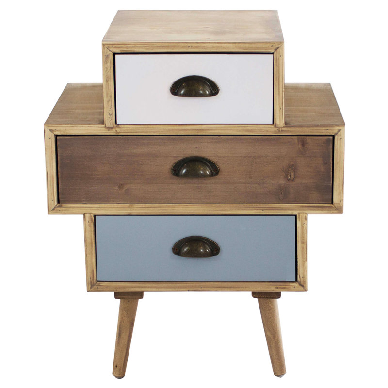 Dishon 50cm W Bedside Table